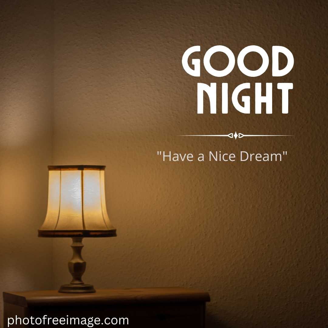 good night images with lamp