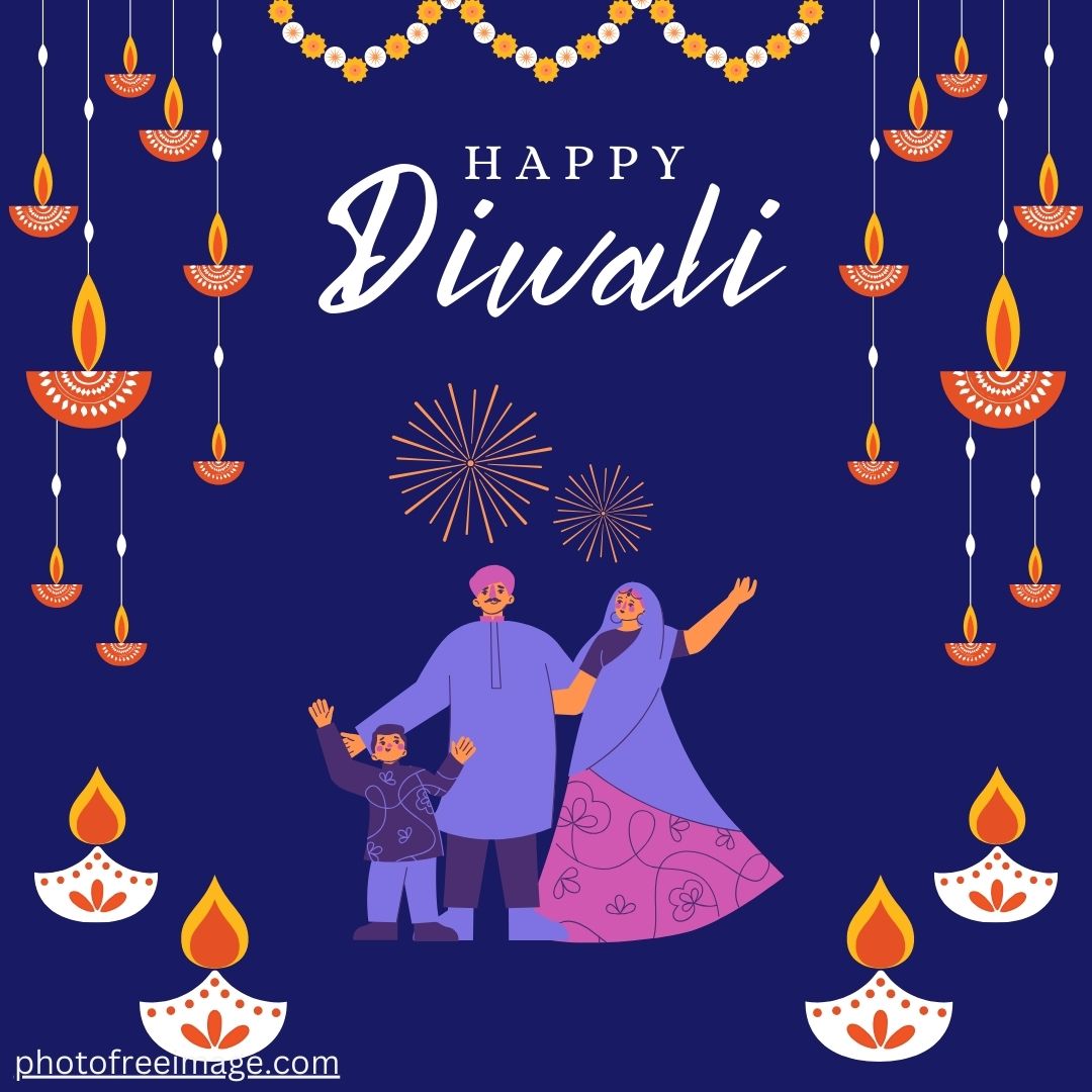 happy diwali photo frame

