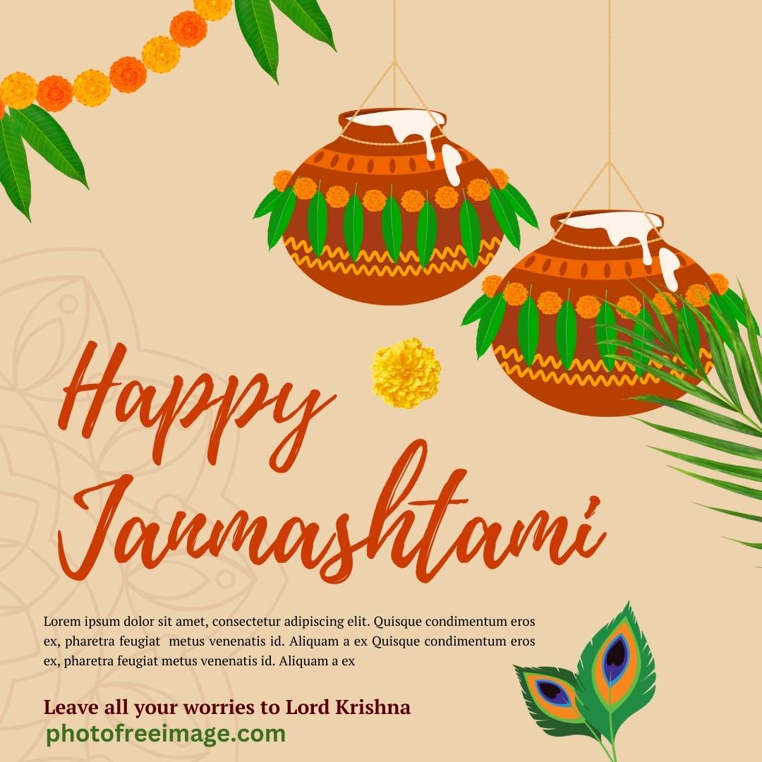 happy janmashtami images

