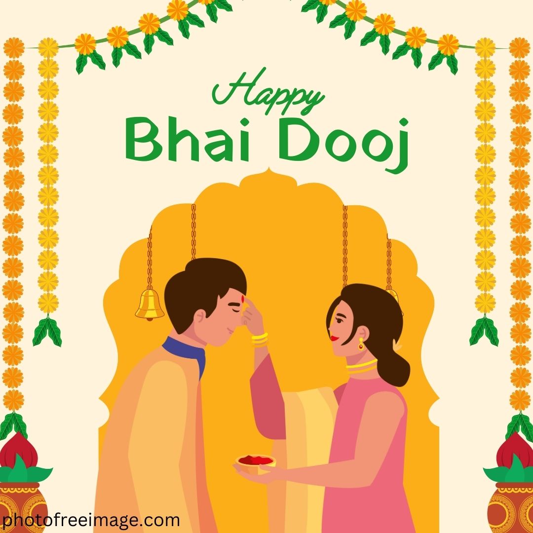 whatsapp happy bhai dooj images in hindi 