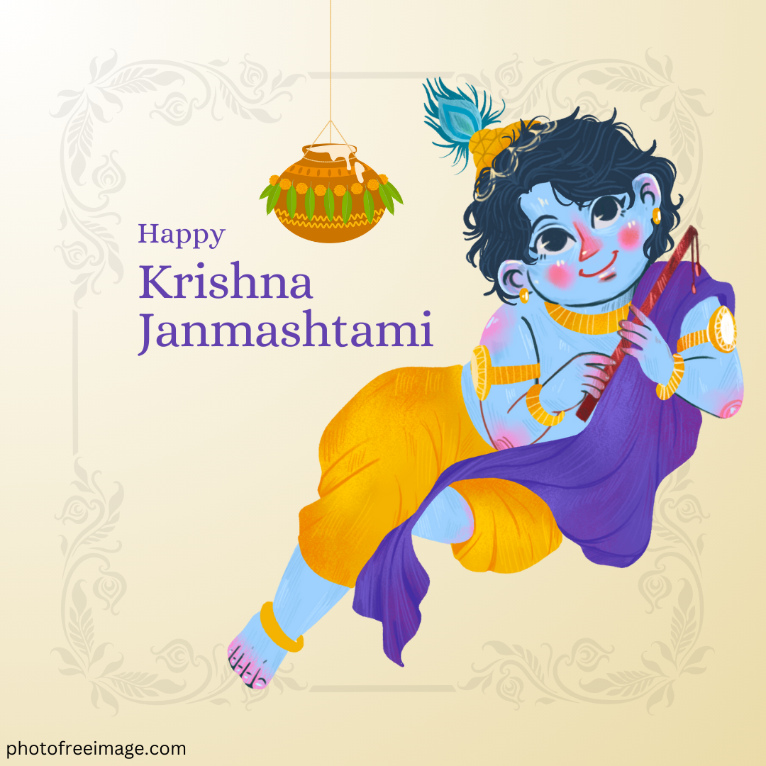 beautiful happy janmashtami images 