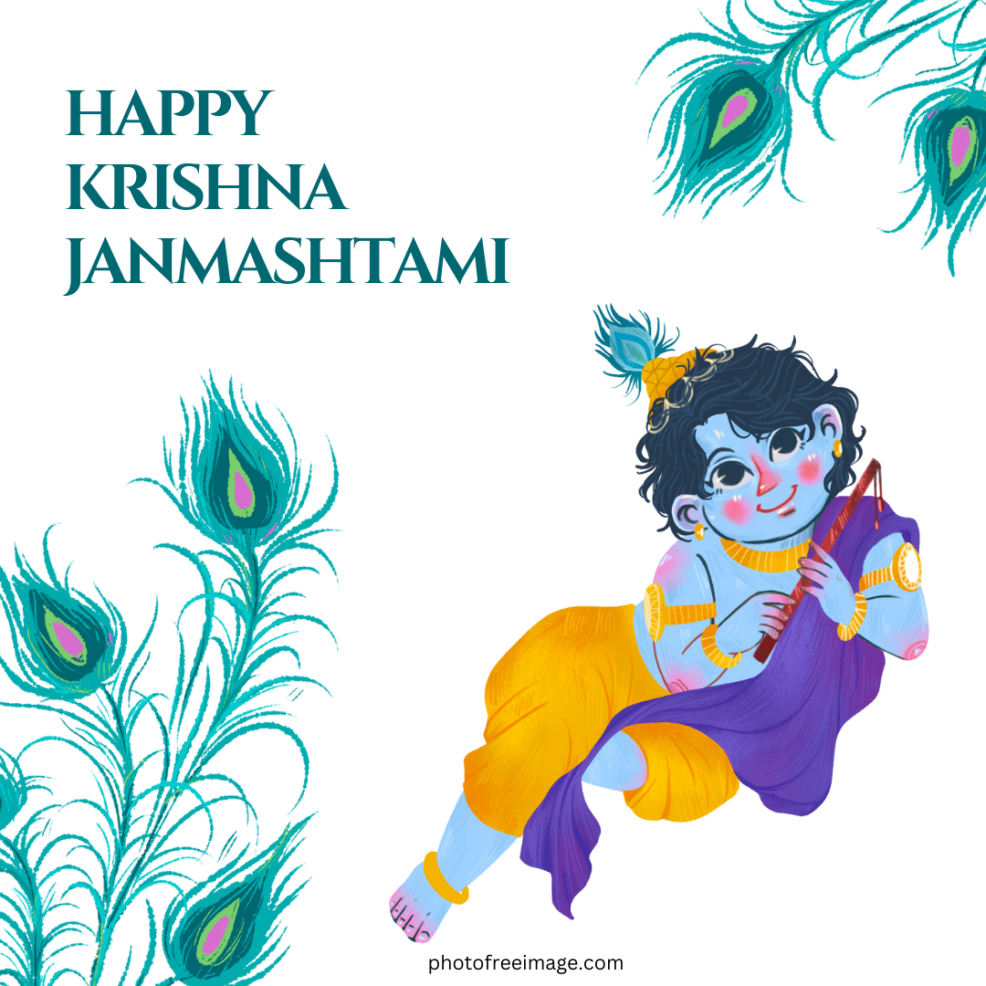 happy janmashtami photo 